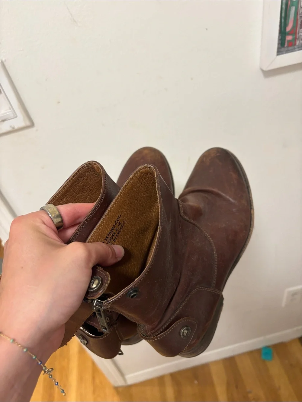 Frye Brown Leather Women’s Ankle Boots